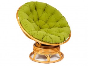 Кресло-качалка Papasan w 23/01 B с подушкой Honey, флок Олива в Режи - rezh.магазин96.com | фото