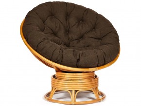 Кресло-качалка Papasan w 23/01 B с подушкой Honey, ткань Коричневый в Режи - rezh.магазин96.com | фото