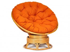 Кресло-качалка Papasan w 23/01 B с подушкой Honey, ткань Оранжевый в Режи - rezh.магазин96.com | фото