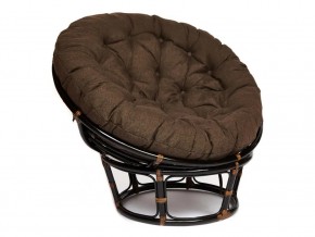 Кресло Papasan 23/01 W с подушкой Antique brown, ткань Коричневый в Режи - rezh.магазин96.com | фото