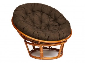 Кресло Papasan 23/01 W с подушкой Cognac, ткань Коричневый в Режи - rezh.магазин96.com | фото