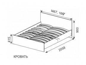 Кровать 1600х2000 ортопедическое основание в Режи - rezh.магазин96.com | фото