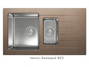 Мойка комбинированная Tolero twist TTS-890 Темно-бежевый 823 в Режи - rezh.магазин96.com | фото