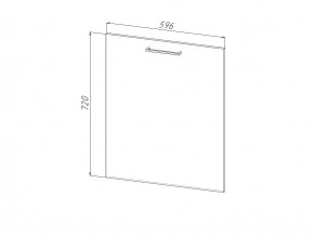 П 60 Комплект для посудомоечной машины 600 мм (цоколь + фасад) ЛДСП в Режи - rezh.магазин96.com | фото